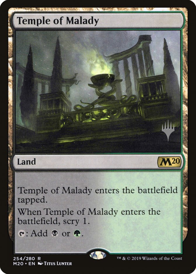 Temple of Malady (Promo Pack) [Core Set 2020 Promos] | Lots Moore NSW