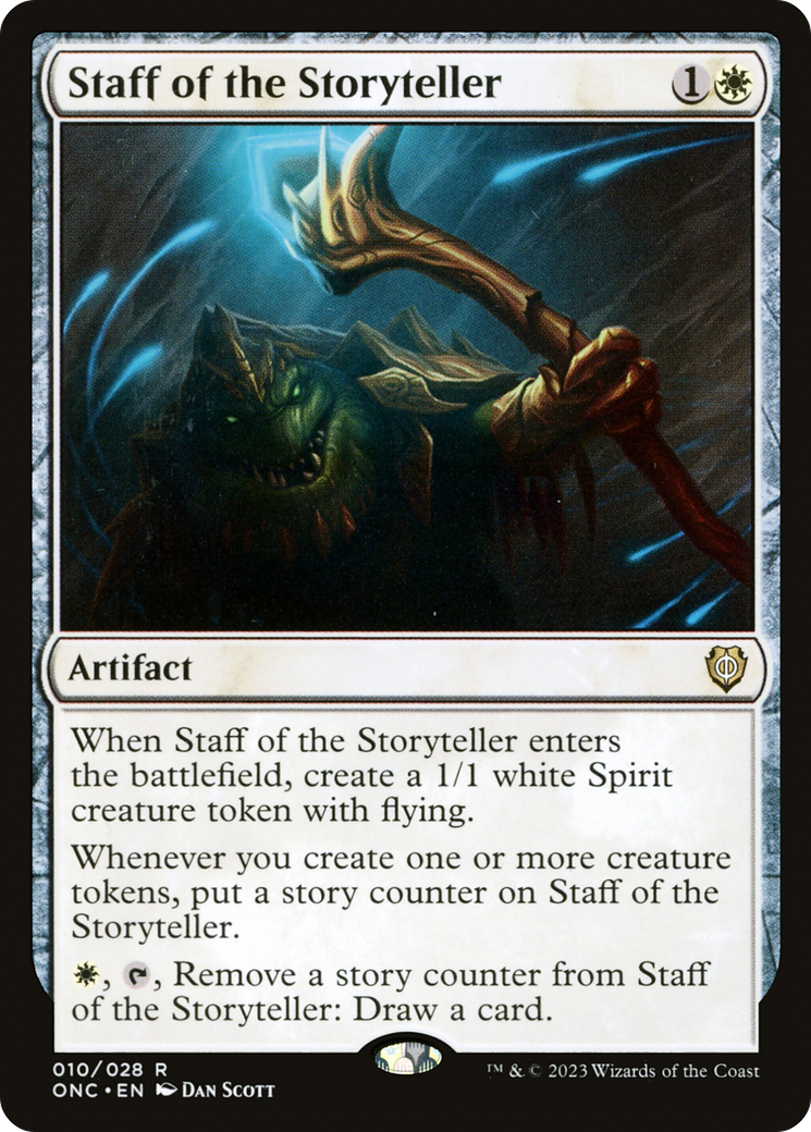 Staff of the Storyteller [Phyrexia: All Will Be One Commander] | Lots Moore NSW