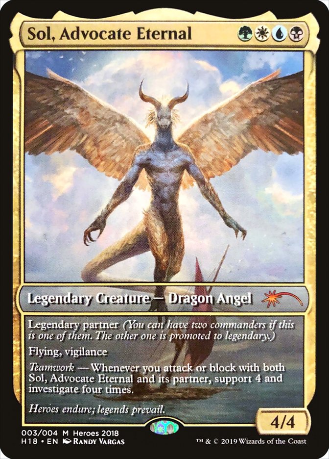 Sol, Advocate Eternal [Heroes of the Realm 2018] | Lots Moore NSW