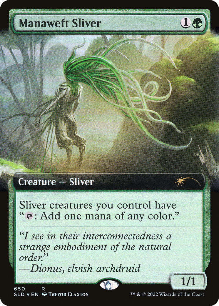 Manaweft Sliver (Extended Art) [Secret Lair Drop Promos] | Lots Moore NSW