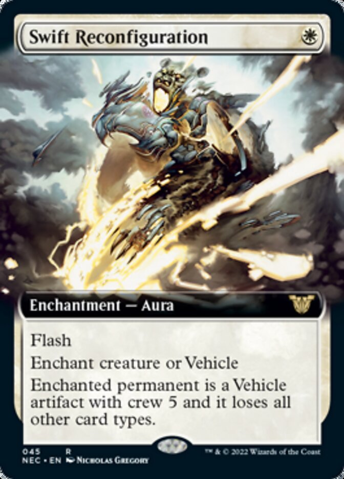 Swift Reconfiguration (Extended Art) [Kamigawa: Neon Dynasty Commander] | Lots Moore NSW