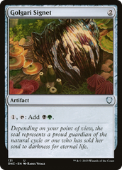 Golgari Signet [Phyrexia: All Will Be One Commander] | Lots Moore NSW