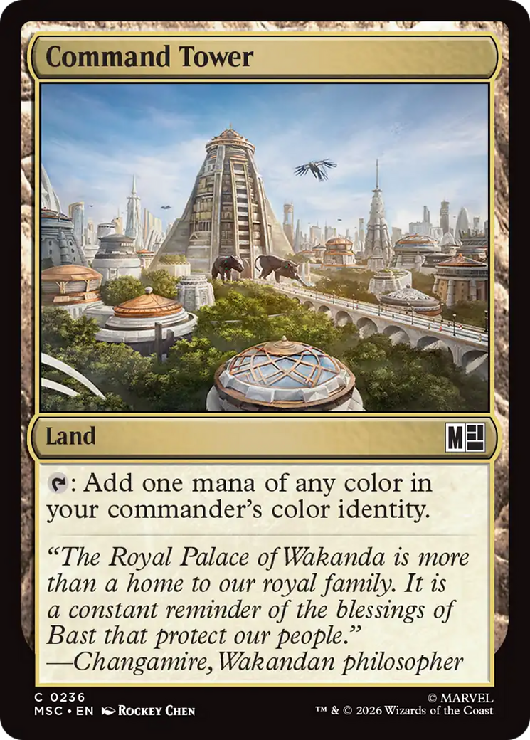 Command Tower (0236) (Surge Foil) [Marvel Super Heroes Commander] | Lots Moore NSW