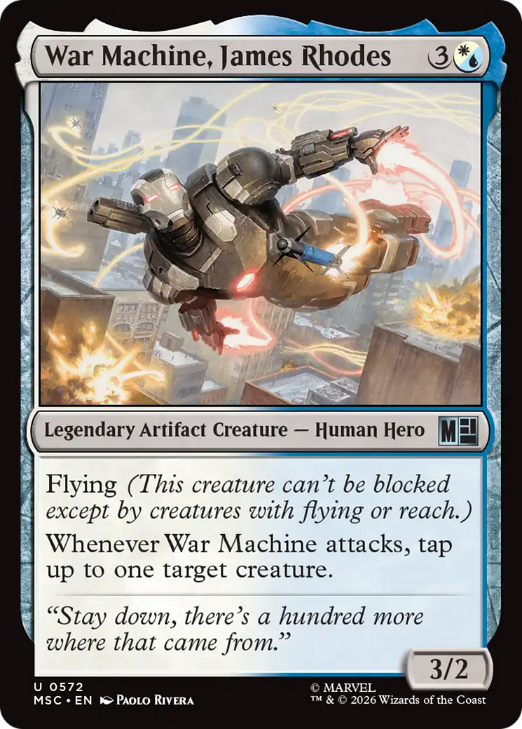 War Machine, Avenging Arsenal (Surge Foil) [Marvel Super Heroes Commander] | Lots Moore NSW