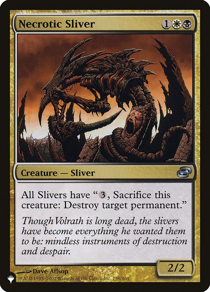 Necrotic Sliver [The List] | Lots Moore NSW