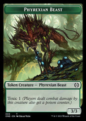Phyrexian Mite (011) // Phyrexian Beast Double-Sided Token [Phyrexia: All Will Be One Tokens] | Lots Moore NSW