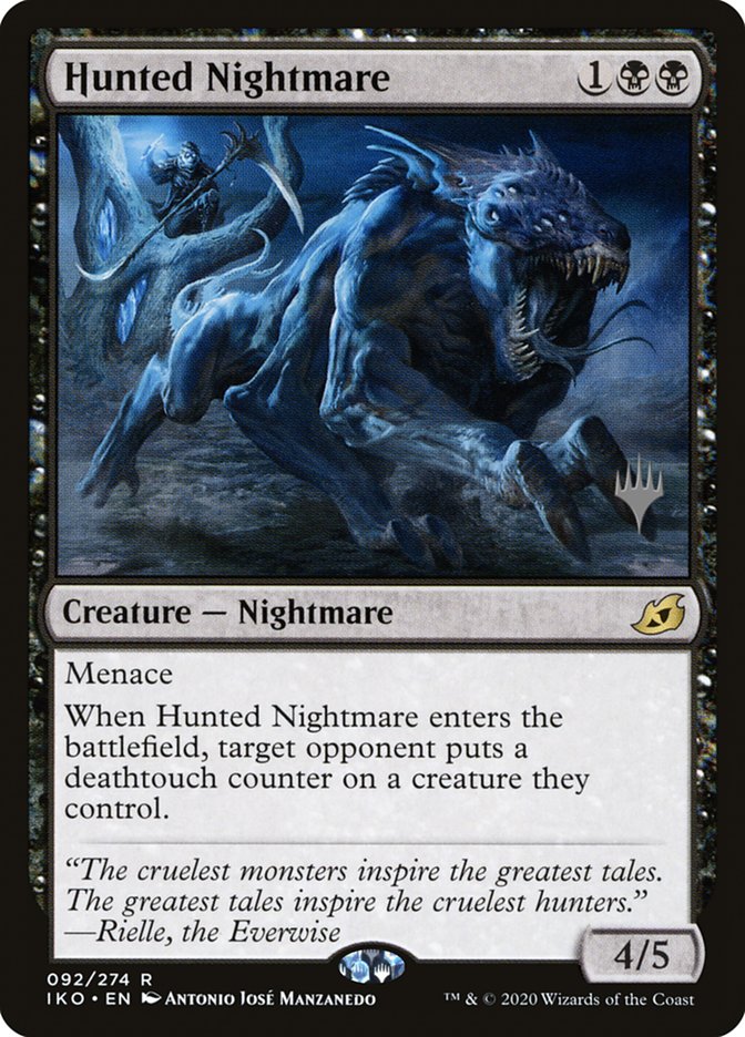 Hunted Nightmare (Promo Pack) [Ikoria: Lair of Behemoths Promos] | Lots Moore NSW