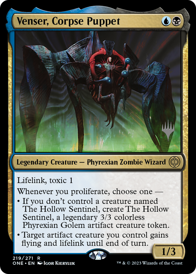 Venser, Corpse Puppet (Promo Pack) [Phyrexia: All Will Be One Promos] | Lots Moore NSW