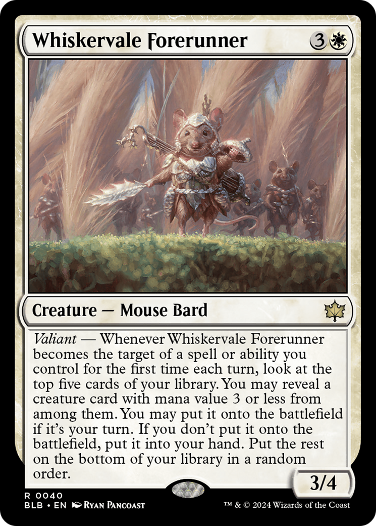 Whiskervale Forerunner [Bloomburrow] | Lots Moore NSW