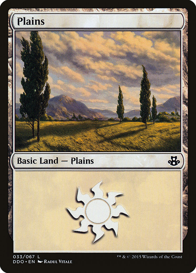 Plains (33) [Duel Decks: Elspeth vs. Kiora] | Lots Moore NSW