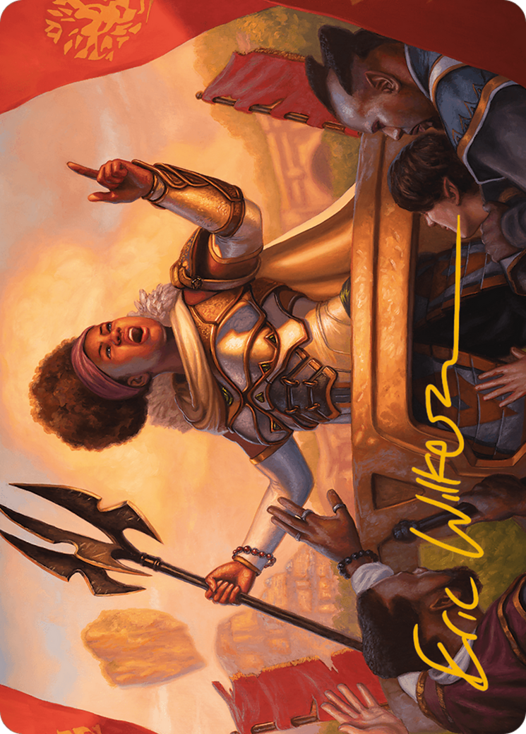 Recruiter of the Guard Art Card (Gold-Stamped Signature) [Modern Horizons 3 Art Series] | Lots Moore NSW