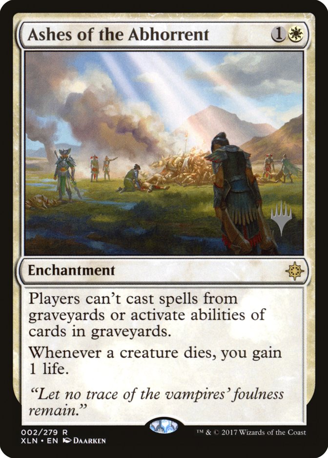 Ashes of the Abhorrent (Promo Pack) [Ixalan Promos] | Lots Moore NSW