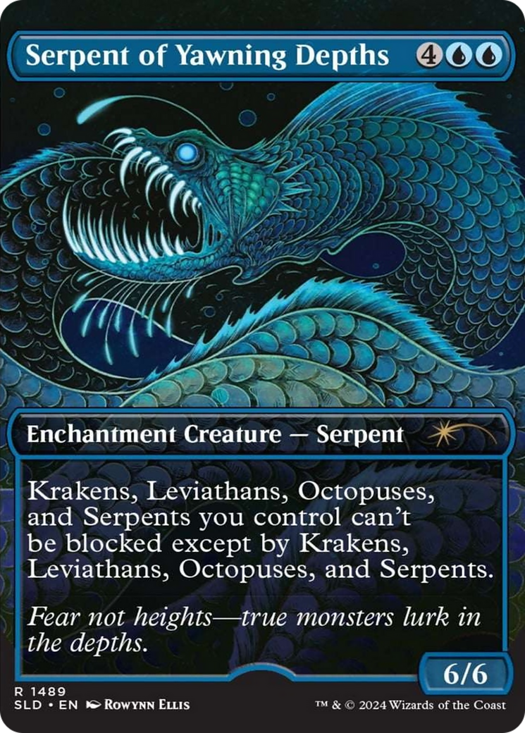 Serpent of Yawning Depths (Rainbow Foil) [Secret Lair Drop Series] | Lots Moore NSW