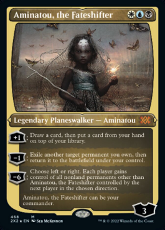 Aminatou, the Fateshifter (Foil Etched) [Double Masters 2022] | Lots Moore NSW