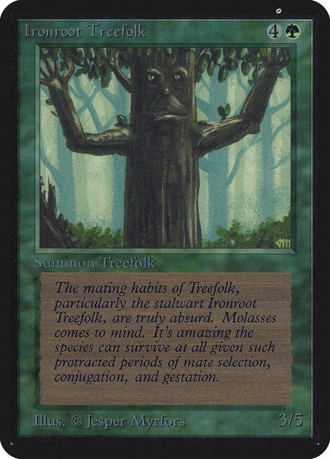 Ironroot Treefolk [Alpha Edition] | Lots Moore NSW