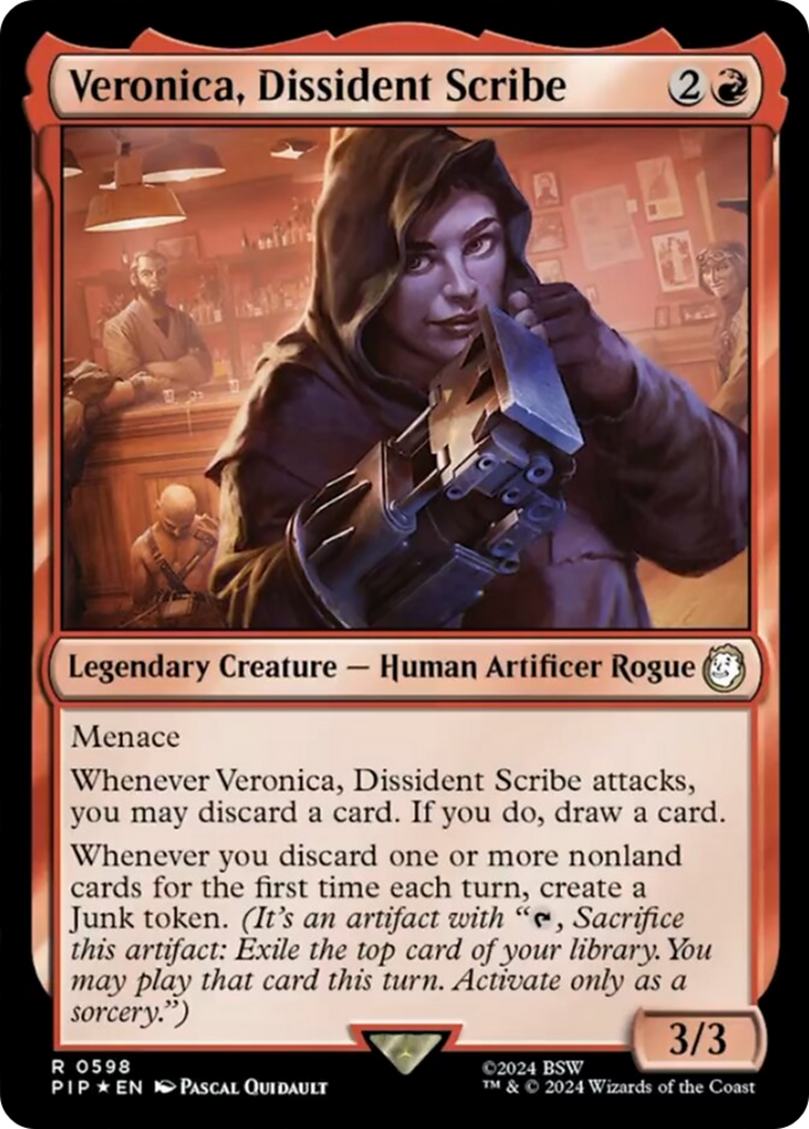 Veronica, Dissident Scribe (Surge Foil) [Fallout] | Lots Moore NSW