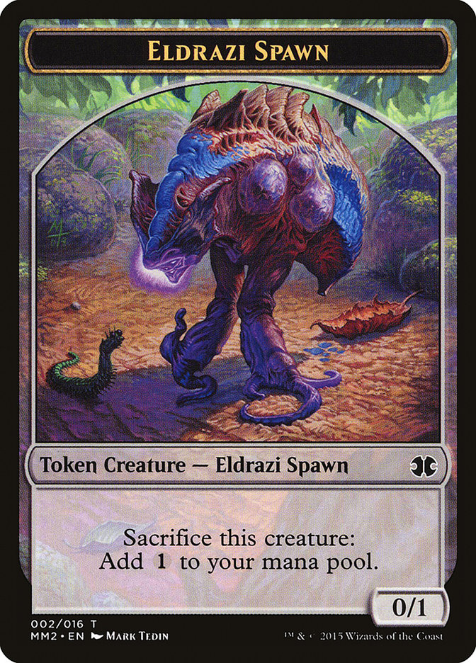 Eldrazi Spawn Token (002/016) [Modern Masters 2015 Tokens] | Lots Moore NSW