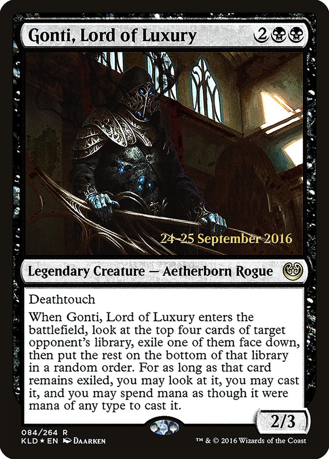 Gonti, Lord of Luxury [Kaladesh Prerelease Promos] | Lots Moore NSW