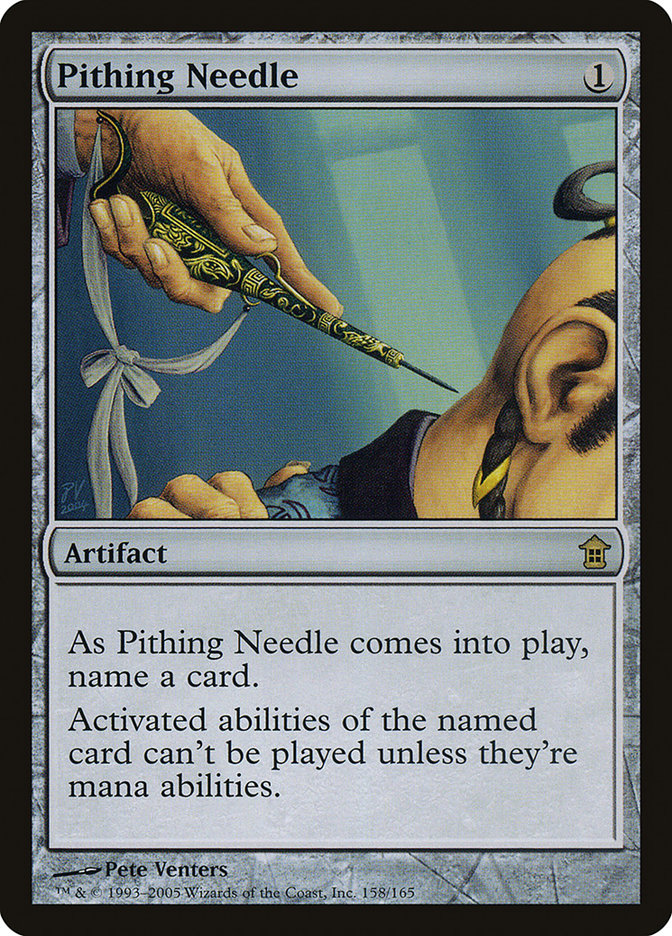 Pithing Needle [Saviors of Kamigawa] | Lots Moore NSW