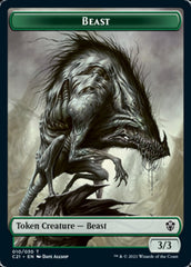 Beast (010) // Whale Double-Sided Token [Commander 2021 Tokens] | Lots Moore NSW