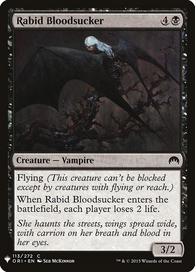 Rabid Bloodsucker [Mystery Booster] | Lots Moore NSW