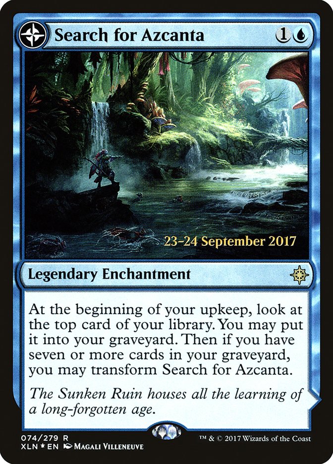 Search for Azcanta // Azcanta, the Sunken Ruin [Ixalan Prerelease Promos] | Lots Moore NSW