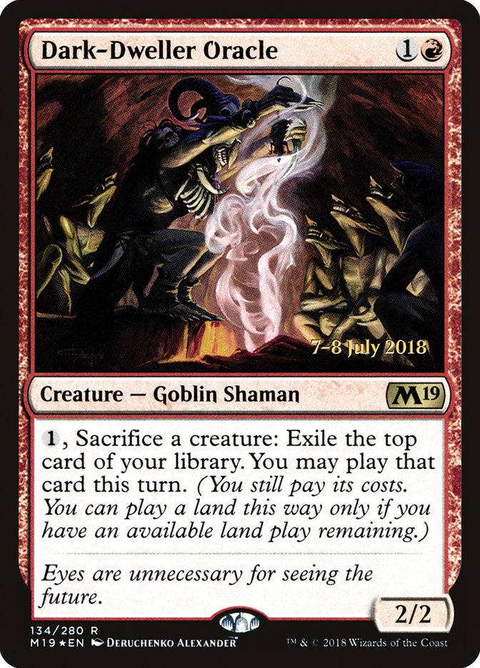 Dark-Dweller Oracle [Core Set 2019 Prerelease Promos] | Lots Moore NSW