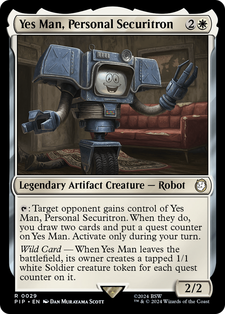 Yes Man, Personal Securitron [Fallout] | Lots Moore NSW