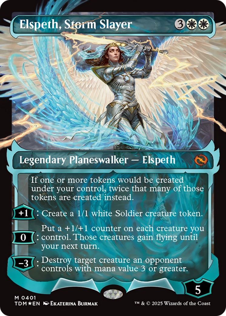 Elspeth, Storm Slayer (Showcase) [Tarkir: Dragonstorm] | Lots Moore NSW