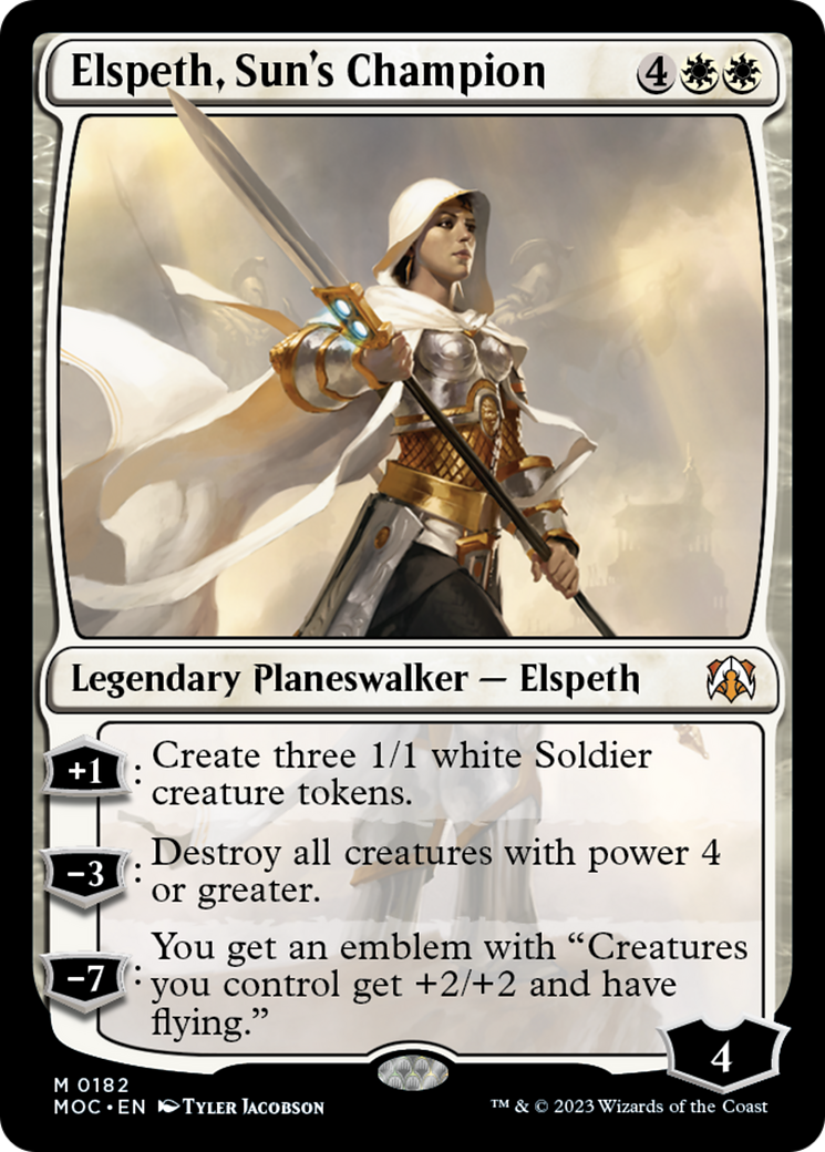 Elspeth, Sun's Champion [March of the Machine Commander] | Lots Moore NSW