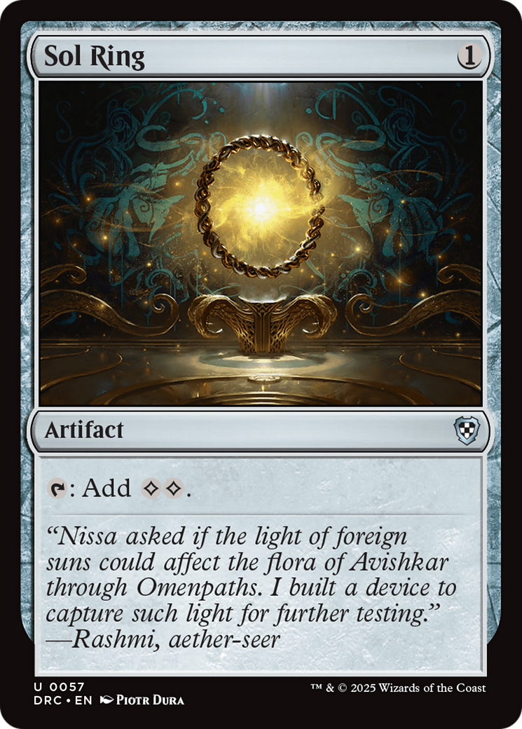 Sol Ring (0057) [Aetherdrift Commander] | Lots Moore NSW