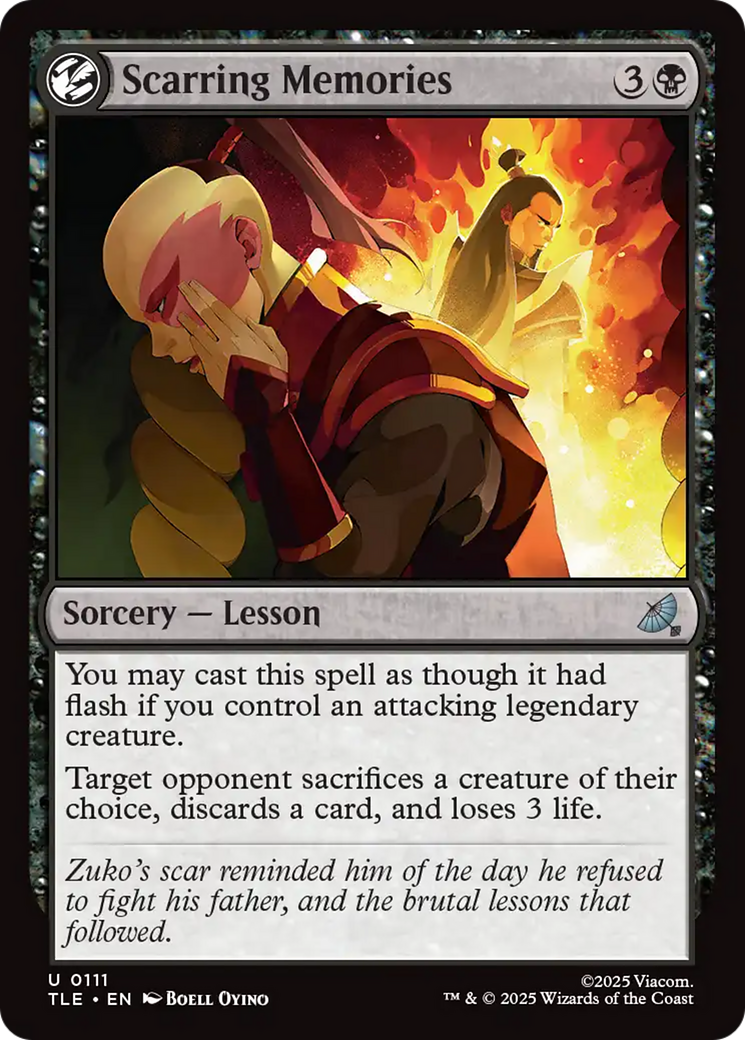 Scarring Memories [Avatar: The Last Airbender: Eternal-Legal] | Lots Moore NSW