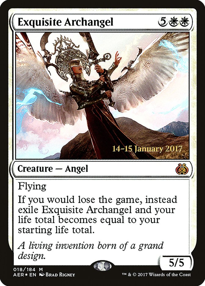 Exquisite Archangel [Aether Revolt Prerelease Promos] | Lots Moore NSW