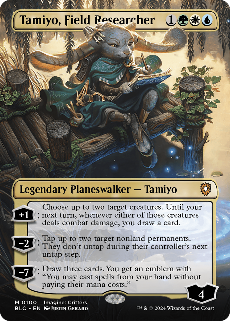 Tamiyo, Field Researcher (Borderless) [Bloomburrow Commander] | Lots Moore NSW