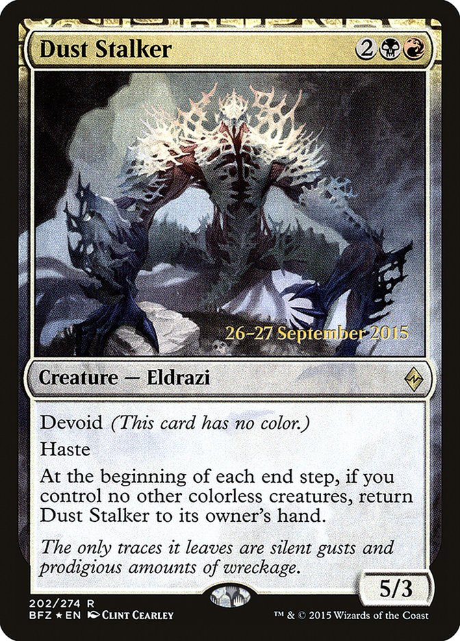 Dust Stalker [Battle for Zendikar Prerelease Promos] | Lots Moore NSW