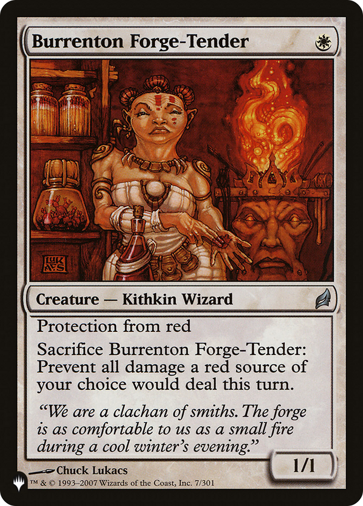 Burrenton Forge-Tender [The List Reprints] | Lots Moore NSW