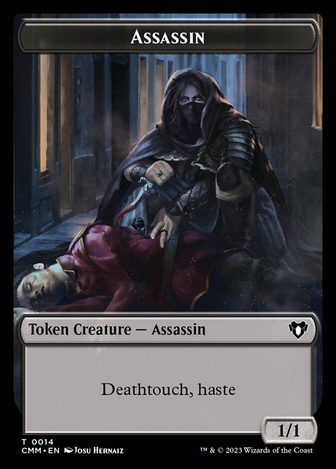 Servo // Assassin Double-Sided Token [Commander Masters Tokens] | Lots Moore NSW