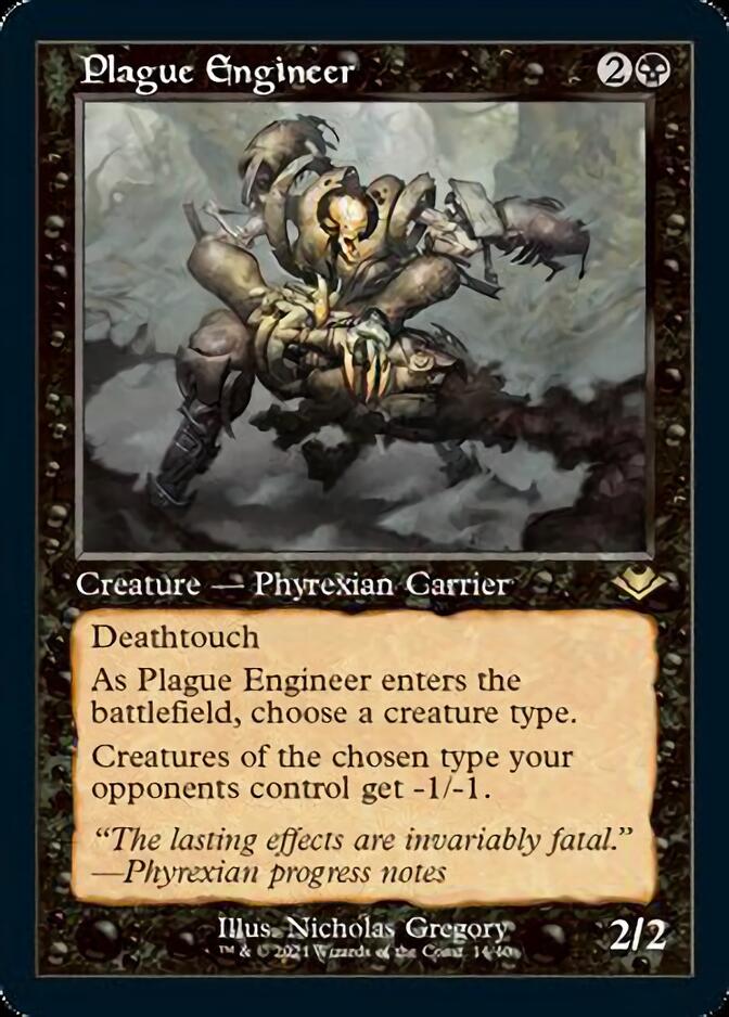 Plague Engineer (Retro Foil Etched) [Modern Horizons] | Lots Moore NSW