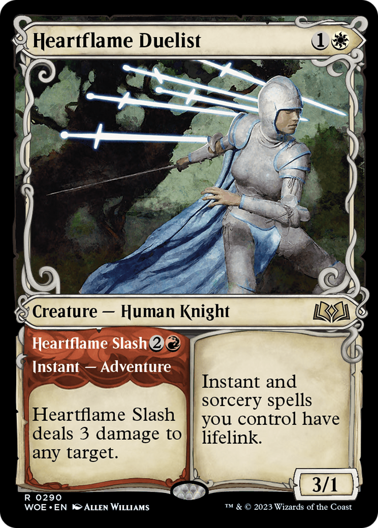 Heartflame Duelist // Heartflame Slash (Showcase) [Wilds of Eldraine] | Lots Moore NSW