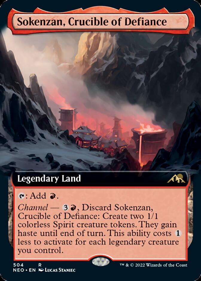 Sokenzan, Crucible of Defiance (Extended Art) [Kamigawa: Neon Dynasty] | Lots Moore NSW