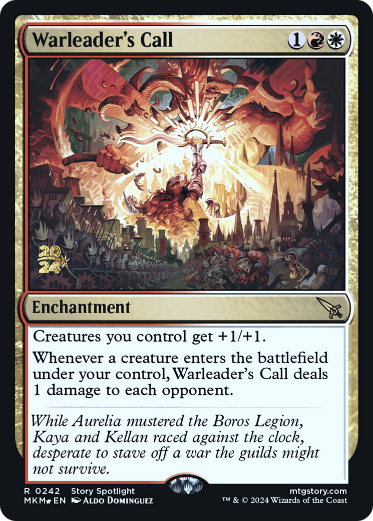 Warleader's Call [Murders at Karlov Manor Prerelease Promos] | Lots Moore NSW