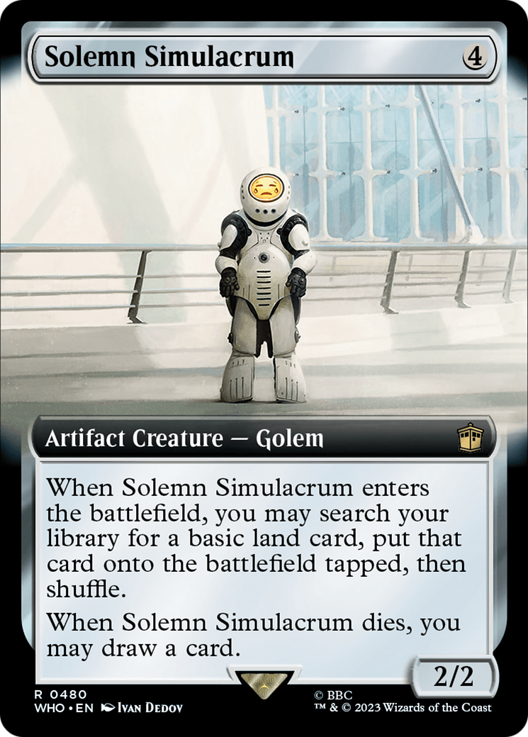 Solemn Simulacrum (Extended Art) [Doctor Who] | Lots Moore NSW