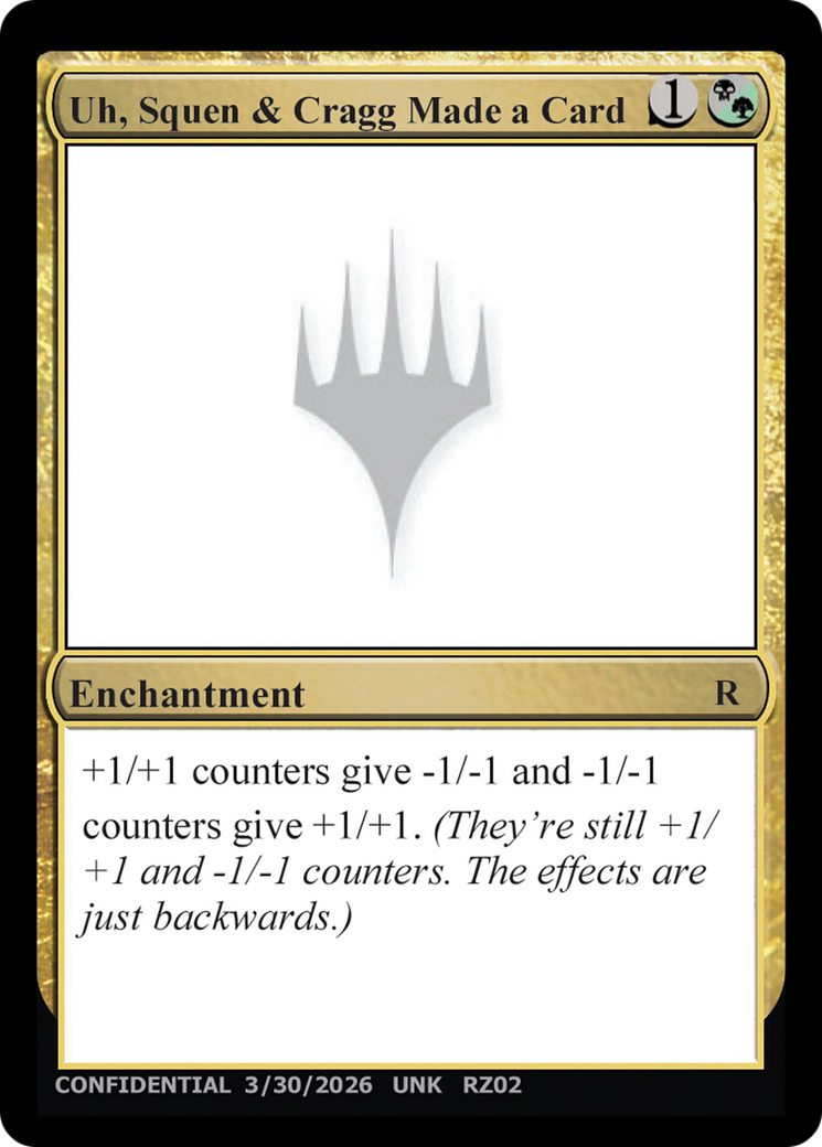 Uh, Squen & Cragg Made a Card [Unknown Event] | Lots Moore NSW