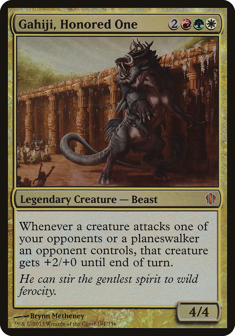 Gahiji, Honored One (Oversized) [Commander 2013 Oversized] | Lots Moore NSW