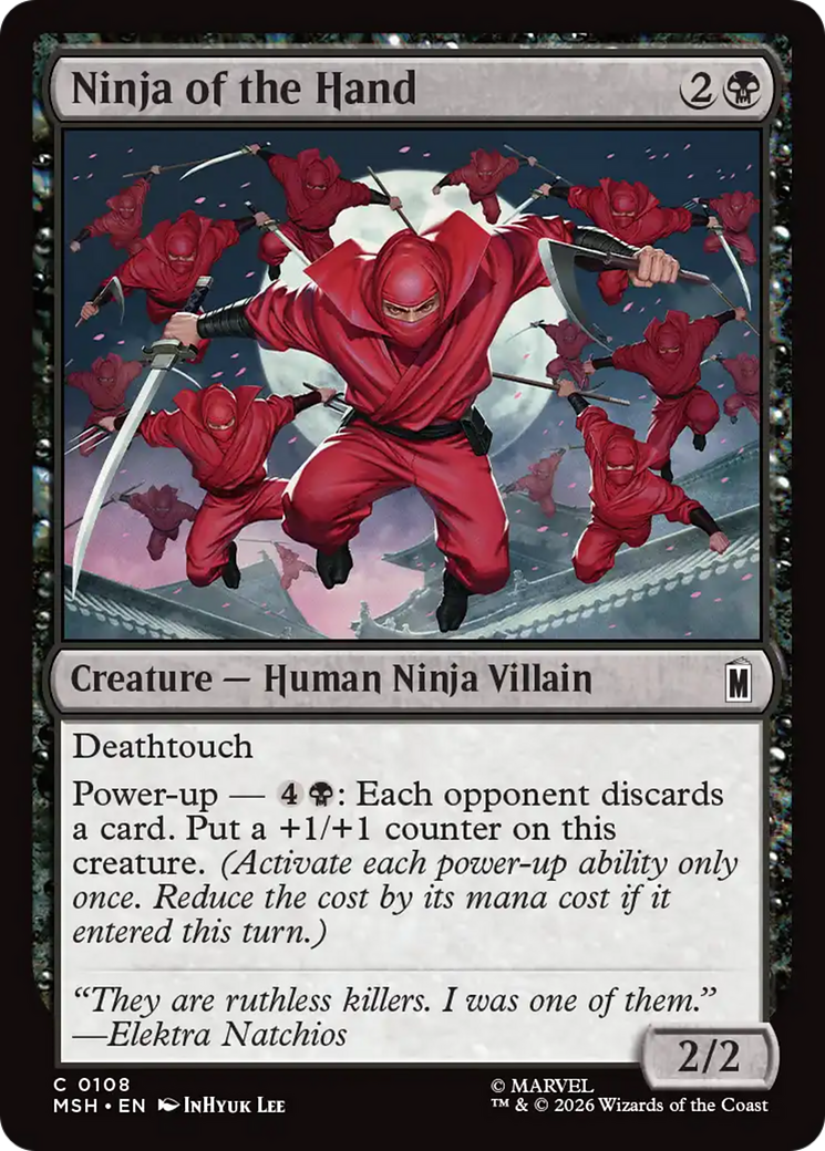 Ninja of the Hand [Marvel Super Heroes] | Lots Moore NSW