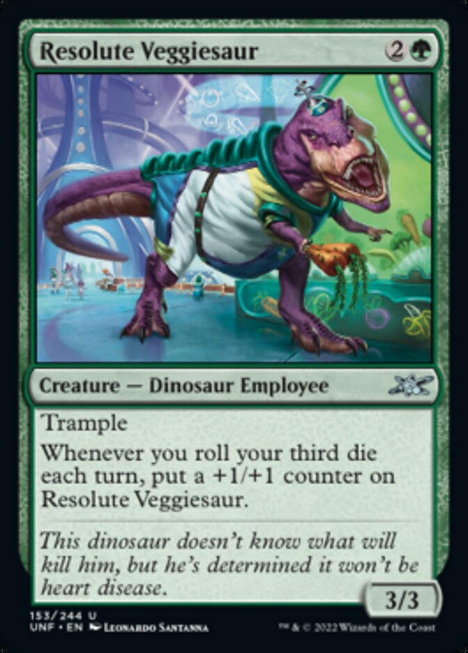 Resolute Veggiesaur [Unfinity] | Lots Moore NSW