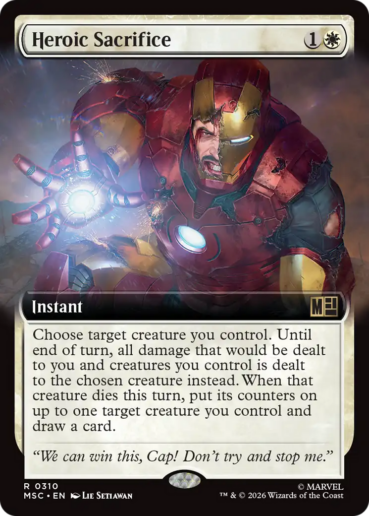 Heroic Sacrifice (Extended Art) [Marvel Super Heroes Commander] | Lots Moore NSW