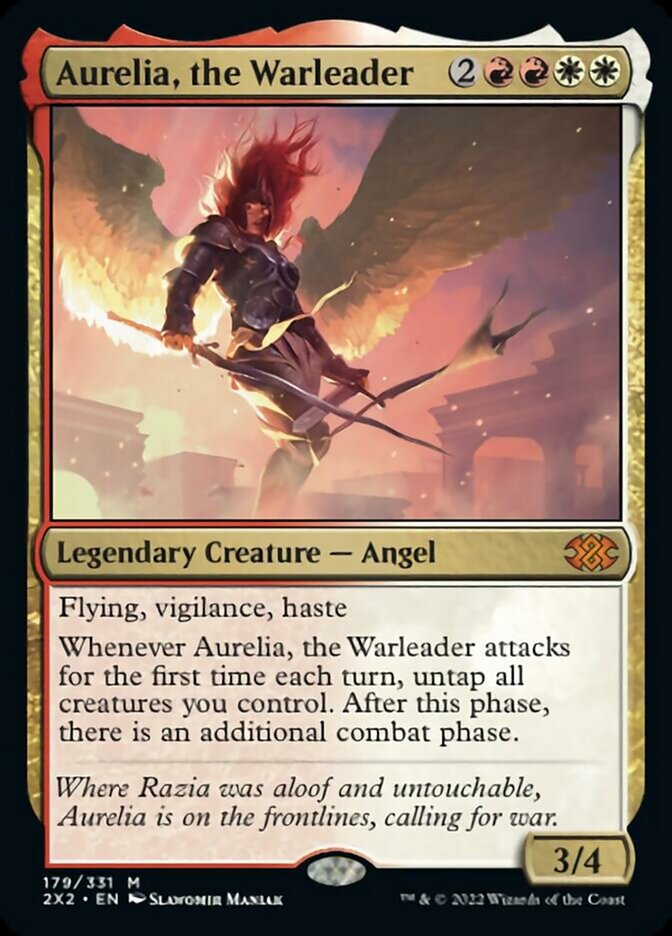 Aurelia, the Warleader [Double Masters 2022] | Lots Moore NSW