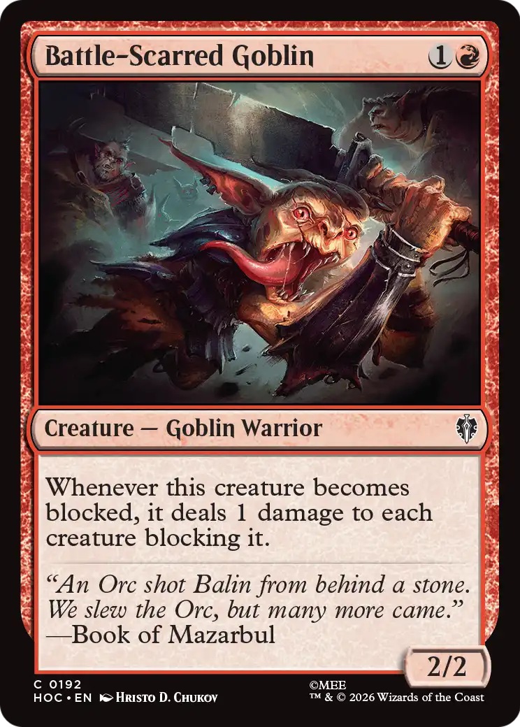 Battle-Scarred Goblin [The Hobbit: Eternal-Legal] | Lots Moore NSW