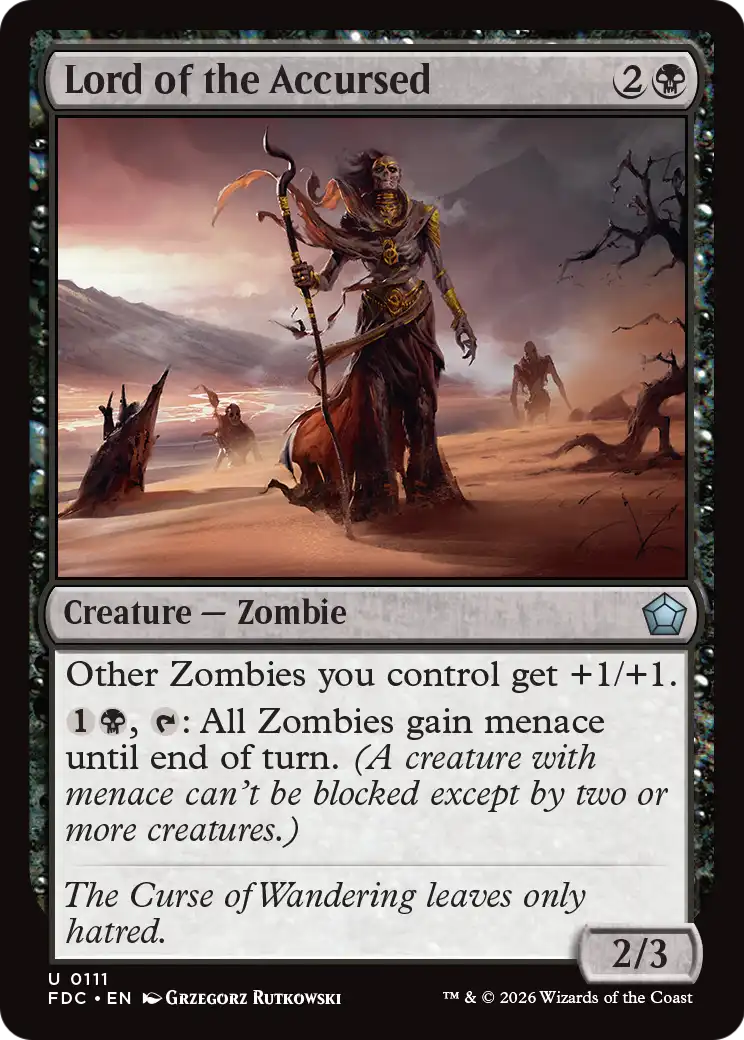 Lord of the Accursed [Foundations Commander] | Lots Moore NSW